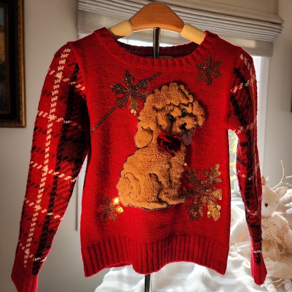 Margaux & Lexi Holiday sweater, size 6